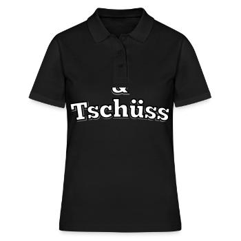 and goodbye - Women's Polo Shirt - black - Front - Ailine (174cm)