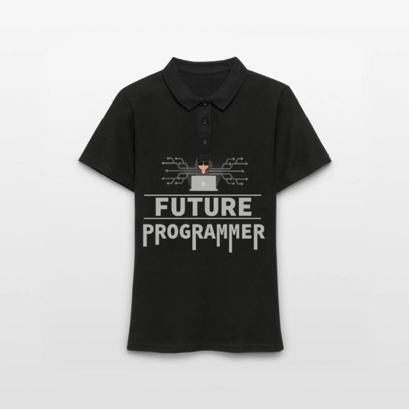 Programmierer Coder Software Entwickler Frauen Polo Shirt