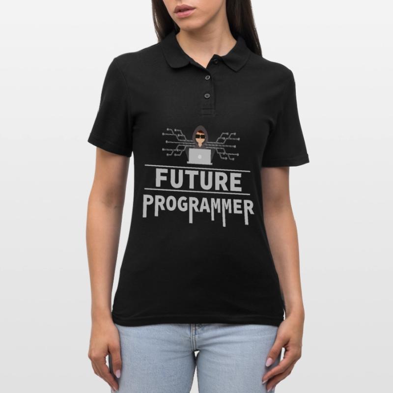 Programmierer Coder Software Entwickler Frauen Polo Shirt