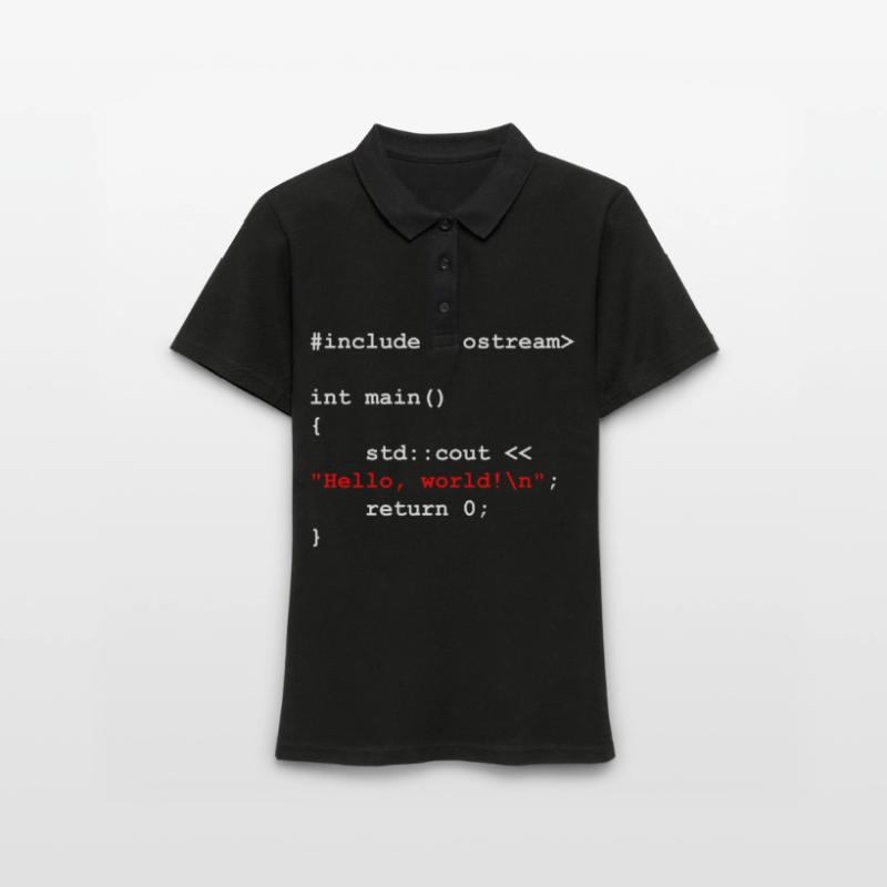 Programmierer Coder Software Entwickler Frauen Polo Shirt