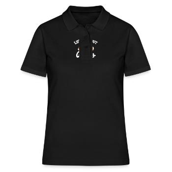 Poulet Poulet Poulet - Polo Femme - noir - Devant - Ailine (174cm)