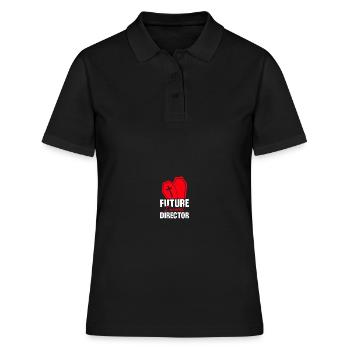Pompes funèbres Directeurs de pompes funèbres - Polo Femme - noir - Devant - Ailine (174cm)