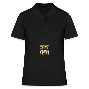 Urologist after vasectomy - Women's Polo Shirt - black - Front - Ailine (174cm)