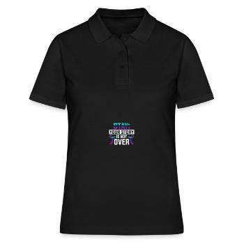Sunflower Suicide Prevention Suicide Education - Polo Femme - noir - Devant - Ailine (174cm)