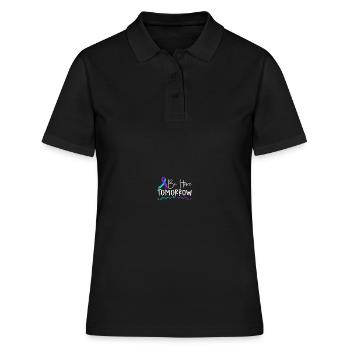 Sunflower Suicide Prevention Suicide Education - Polo Femme - noir - Devant - Ailine (174cm)