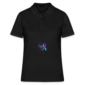 Sunflower Suicide Prevention Suicide Education - Polo Femme - noir - Devant - Ailine (174cm)