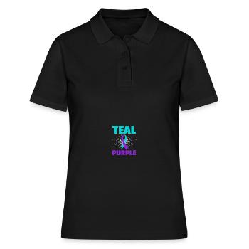 Sunflower Suicide Prevention Suicide Education - Polo Femme - noir - Devant - Ailine (174cm)