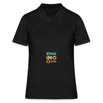 Tiefes Blech Marschieren Bariton Euphonium - Frauen Polo Shirt - Schwarz - Vorne - Ailine (174cm)