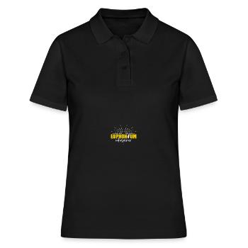 Tiefes Blech Marschieren Bariton Euphonium - Frauen Polo Shirt - Schwarz - Vorne - Ailine (174cm)
