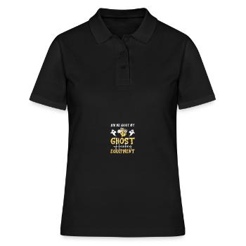 Paranormaler Ermittler Geisterjäger - Frauen Polo Shirt - Schwarz - Vorne - Ailine (174cm)