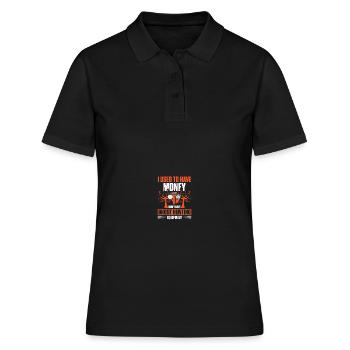 Paranormaler Ermittler Geisterjäger - Frauen Polo Shirt - Schwarz - Vorne - Ailine (174cm)