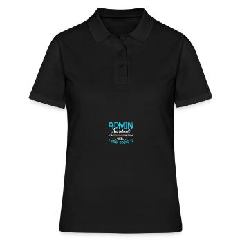 Journée des professionnels de l’administration - Polo Femme - noir - Devant - Ailine (174cm)