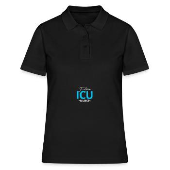 Soins intensifs infirmiers - Polo Femme - noir - Devant - Ailine (174cm)
