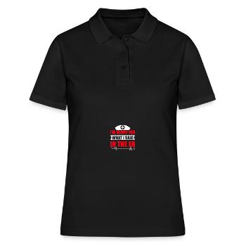 Service d’urgence Infirmière d’urgence Service d’urgence - Polo Femme - noir - Devant - Ailine (174cm)