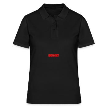 Infirmière d’urgence Infirmière d’urgence - Polo Femme - noir - Devant - Ailine (174cm)
