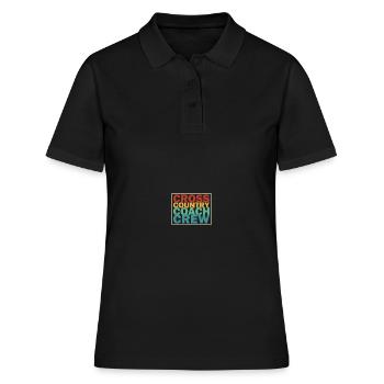 Entraîneur de cross-country - Polo Femme - noir - Devant - Ailine (174cm)
