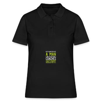 Entraîneur de cross-country - Polo Femme - noir - Devant - Ailine (174cm)