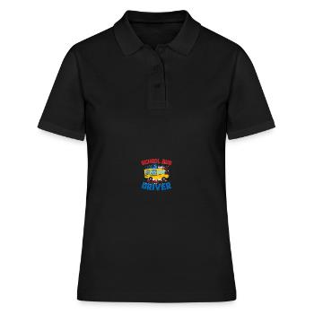 Bus driver School bus driver - Women's Polo Shirt - black - Front - Ailine (174cm)