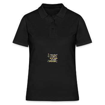 Planificateur de vacances Agence de voyages Agence de voyages - Polo Femme - noir - Devant - Ailine (174cm)
