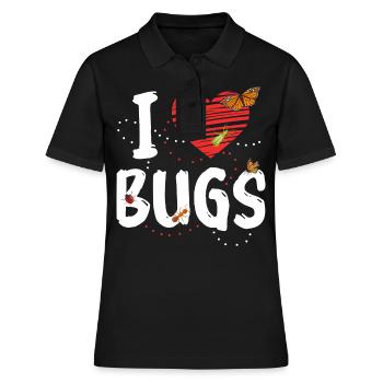 Insect Entomologist Biology - Women's Polo Shirt - black - Front - Ailine (174cm)