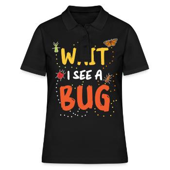 Insect Entomologist Biology - Women's Polo Shirt - black - Front - Ailine (174cm)