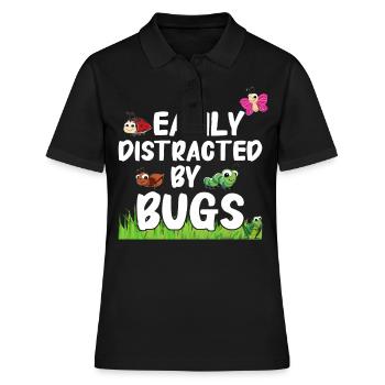 Insect Entomologist Biology - Women's Polo Shirt - black - Front - Ailine (174cm)