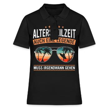 Retraite partielle ATZ - Polo Femme - noir - Devant - Ailine (174cm)