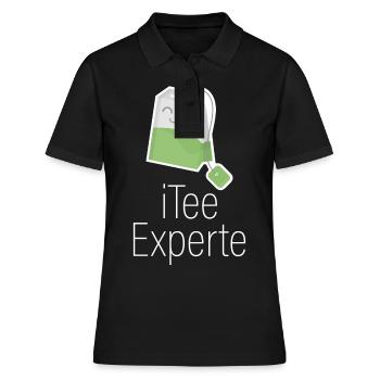 Funny Funny Funny Saying Funny Clothing - Women's Polo Shirt - black - Front - Ailine (174cm)