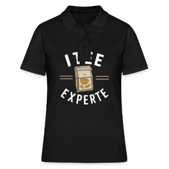 Funny Funny Funny Saying Funny Clothing - Women's Polo Shirt - black - Front - Ailine (174cm)