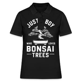 Bonsaï Bonsaï japonais - Polo Femme - noir - Devant - Ailine (174cm)