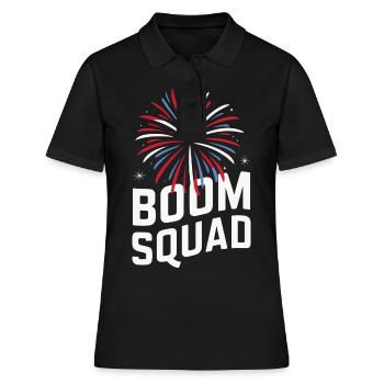 Pyrotechniker Feuerwerk Pyrotechnik - Frauen Polo Shirt - Schwarz - Vorne - Ailine (174cm)