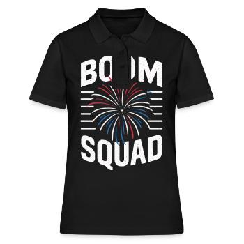 Pyrotechniker Feuerwerk Pyrotechnik - Frauen Polo Shirt - Schwarz - Vorne - Ailine (174cm)