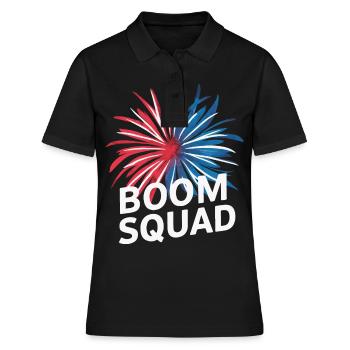 Pyrotechniker Feuerwerk Pyrotechnik - Frauen Polo Shirt - Schwarz - Vorne - Ailine (174cm)