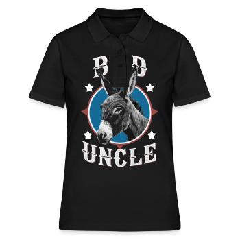 Oncle Fmilie Grand-oncle Oncle - Polo Femme - noir - Devant - Ailine (174cm)