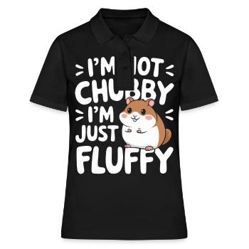 Hamster - Frauen Polo Shirt - Schwarz - Vorne - Ailine (174cm)