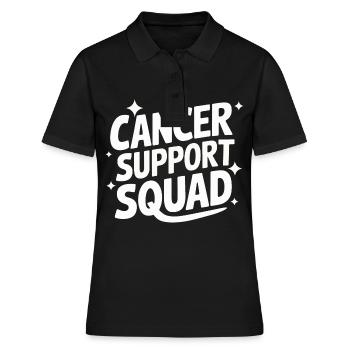 Sensibilisation au cancer Cancer Cancer du sein - Polo Femme - noir - Devant - Ailine (174cm)