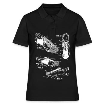 Football Football Boot Gift - Polo Femme - noir - Devant - Ailine (174cm)