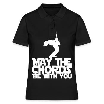 guitarist - Women's Polo Shirt - black - Front - Ailine (174cm)