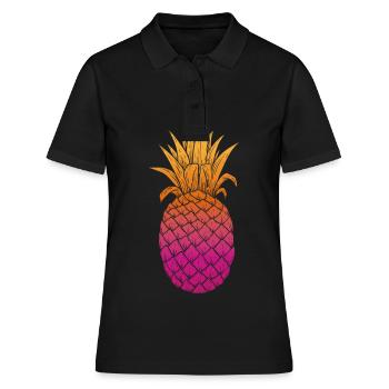 ananas - Polo Femme - noir - Devant - Ailine (174cm)