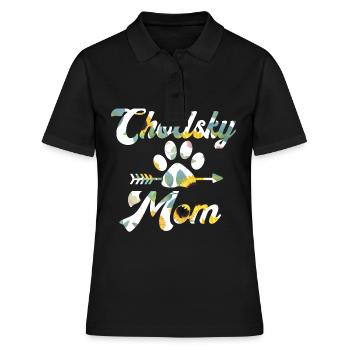 Chodsky Pes Bohemian Shepherd Mama - Women's Polo Shirt - black - Front - Ailine (174cm)