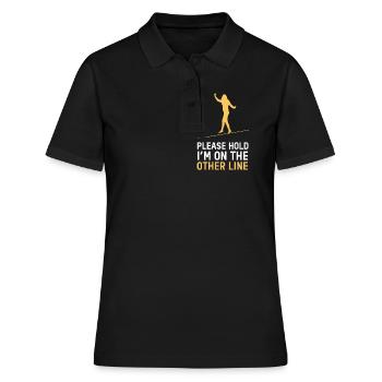 S'il vous plaît Hold'em sur la ligne Hobby Leisure Park - Polo Femme - noir - Devant - Ailine (174cm)