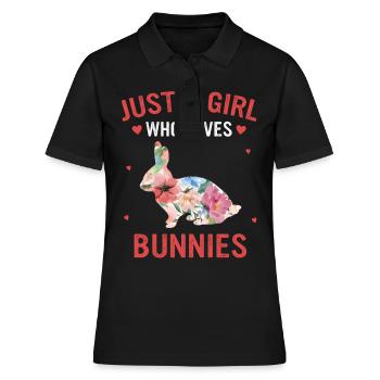 Lapin lapin animal de compagnie lapin - Polo Femme - noir - Devant - Ailine (174cm)