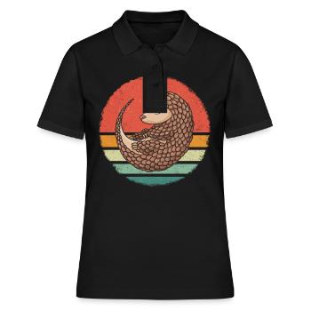 Pangolin Tier Pangoline vom Aussterben bedrohte Ar - Frauen Polo Shirt - Schwarz - Vorne - Ailine (174cm)