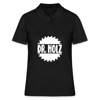 Dr. Bûcheron Menuisier Menuisier - Polo Femme - noir - Devant - Ailine (174cm)