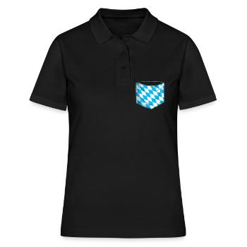 État libre de Bavière Bavarois - Polo Femme - noir - Devant - Ailine (174cm)