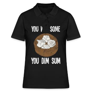 You Win Some You Dim Sum Asiatique Cuisinier - Polo Femme - noir - Devant - Ailine (174cm)