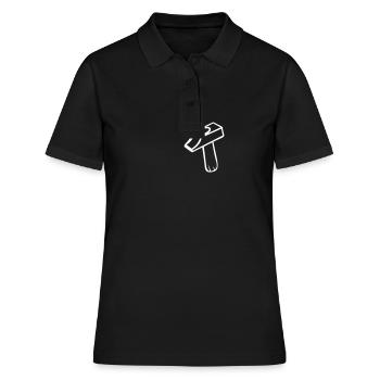 Short hammer - Women's Polo Shirt - black - Front - Ailine (174cm)