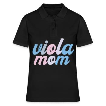 Alto Violoniste Fille Maman Maman - Polo Femme - noir - Devant - Ailine (174cm)