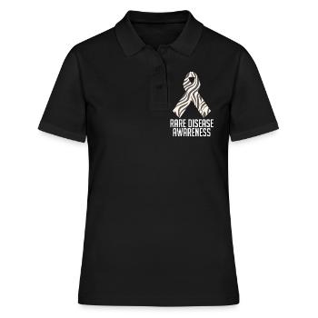 Rare Disease Awareness Raise Awareness And Share - Women's Polo Shirt - black - Front - Ailine (174cm)