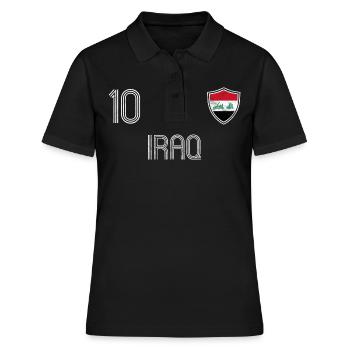 Irak Équipe de football - Polo Femme - noir - Devant - Ailine (174cm)